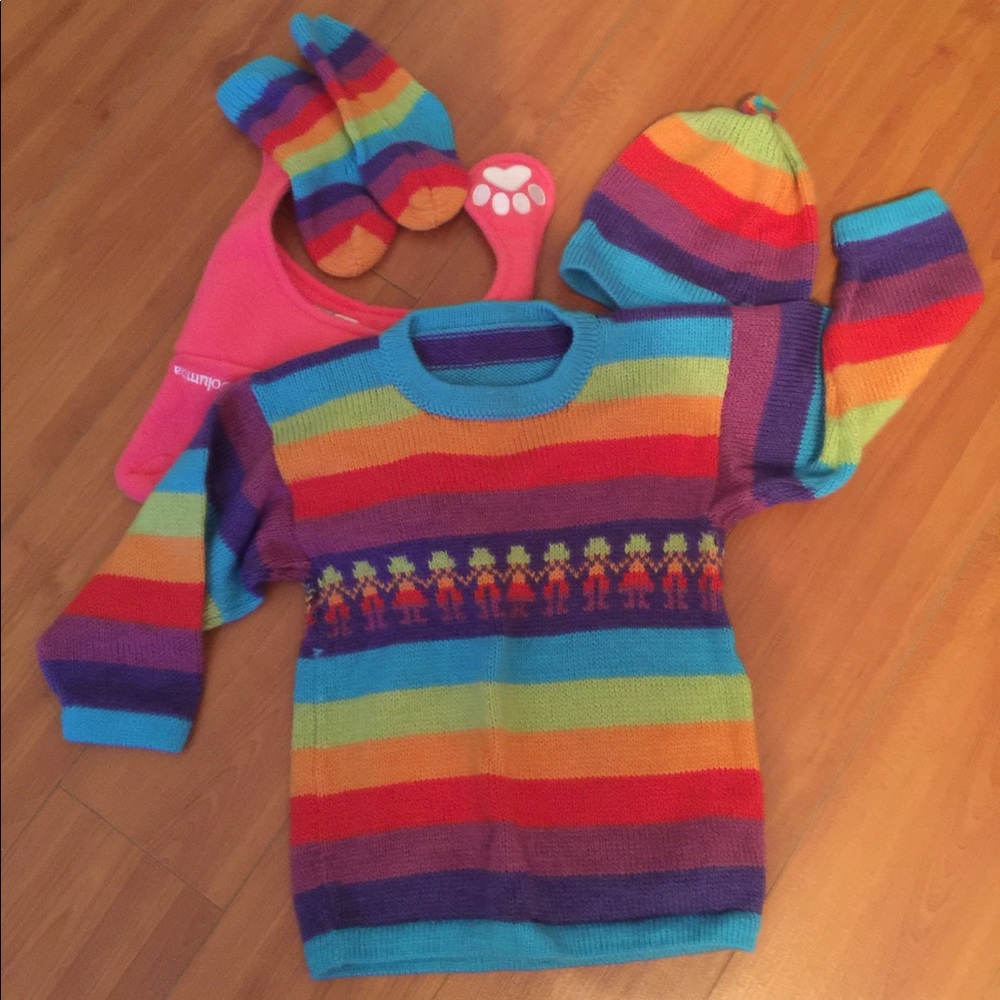 Columbia 3 piece sweater set size S/OS